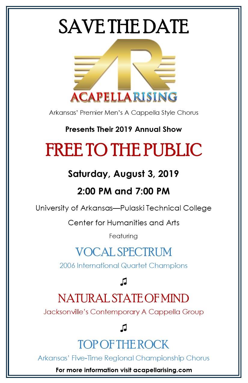 Acapella Rising Show, TOTR guest performance 